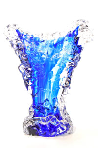 Authentic Hotblown Glass Sculpture"Wave #3 - Open Arms" by Cristiano Toso